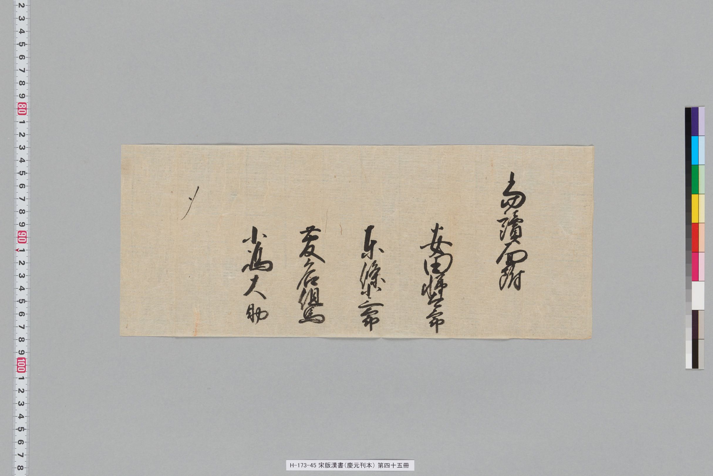 宋版漢書（慶元刊本）_第四十五冊-