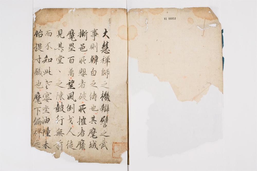 _大惠普觉禅师宗门武库卷附雪堂行和尚拾遗录卷__