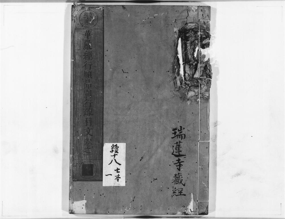 _华严经行愿品别行疏科文__