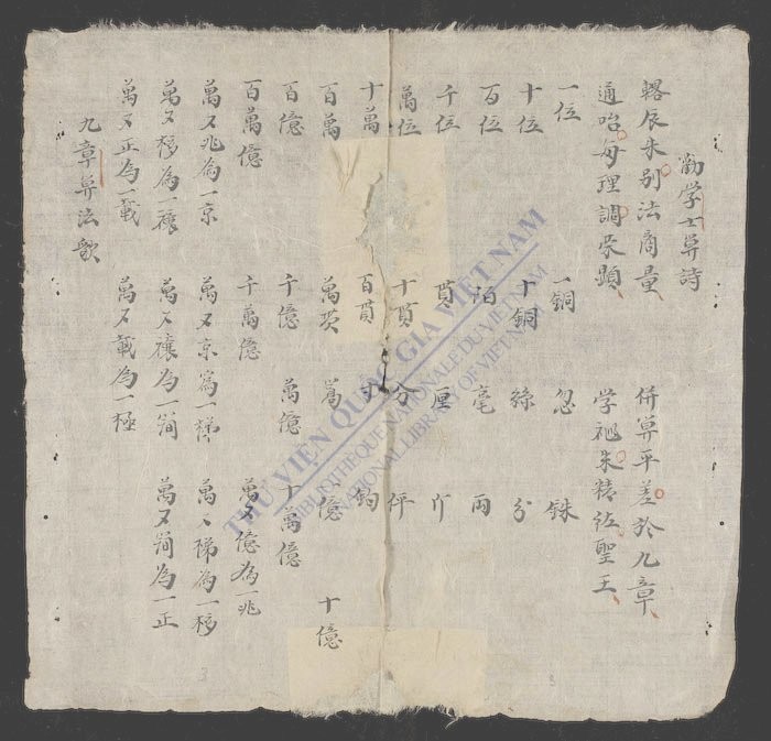 九章立成算法-