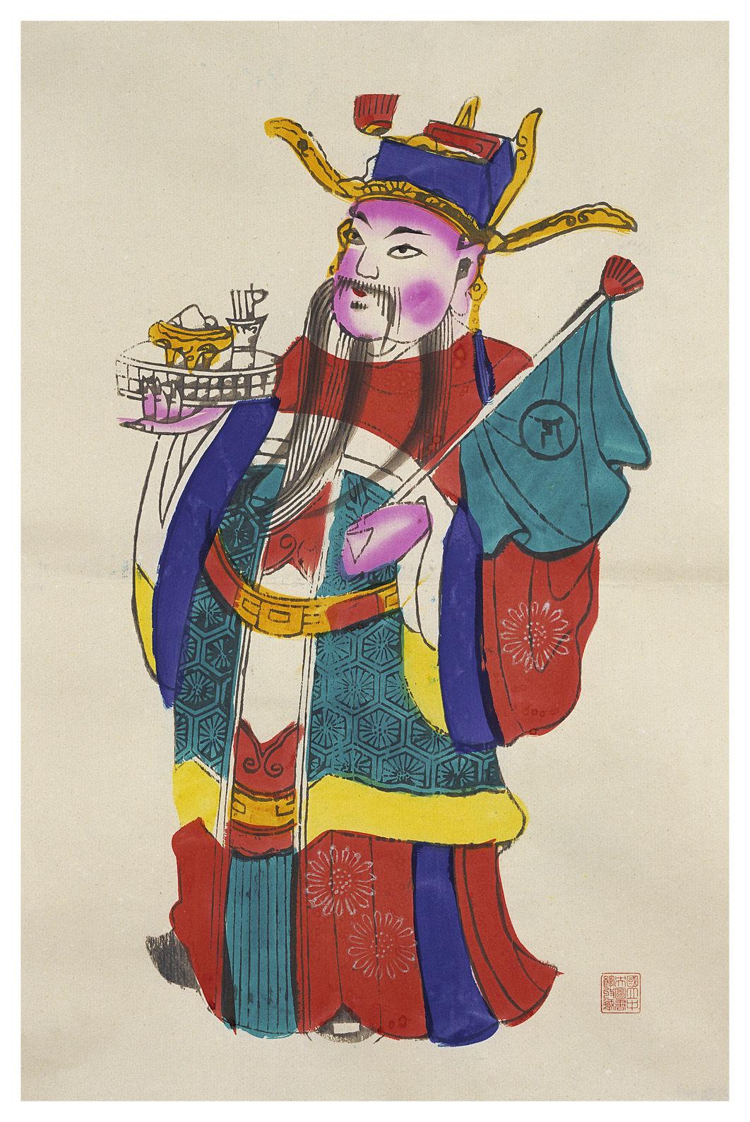 令旗门神