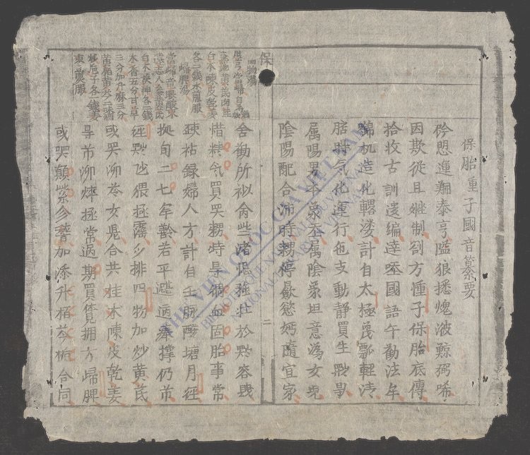 保胎神效全书觧音-