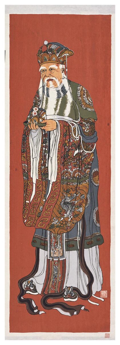 加冠晋爵文门神.jpg