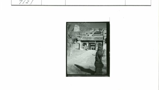 古建筑石狮子与崎岖景观.jpg