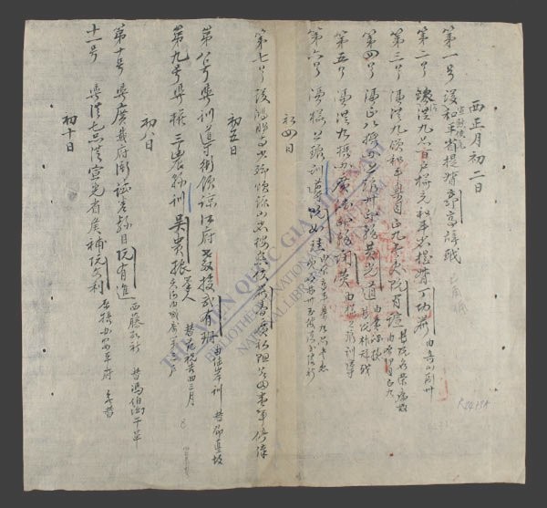 吏房阅记-