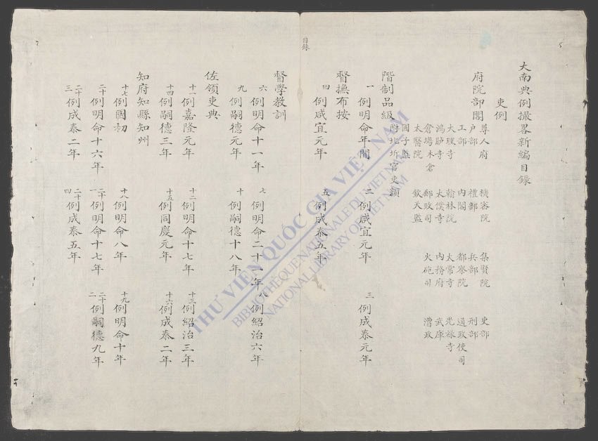 大南典例撮要畧新编(吏例)-