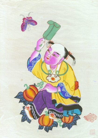 娃娃戏蝶.jpg