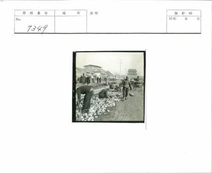 工人整理岩石的土路场景.jpg