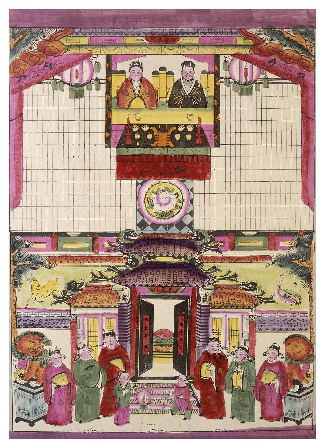 新年祭祖图