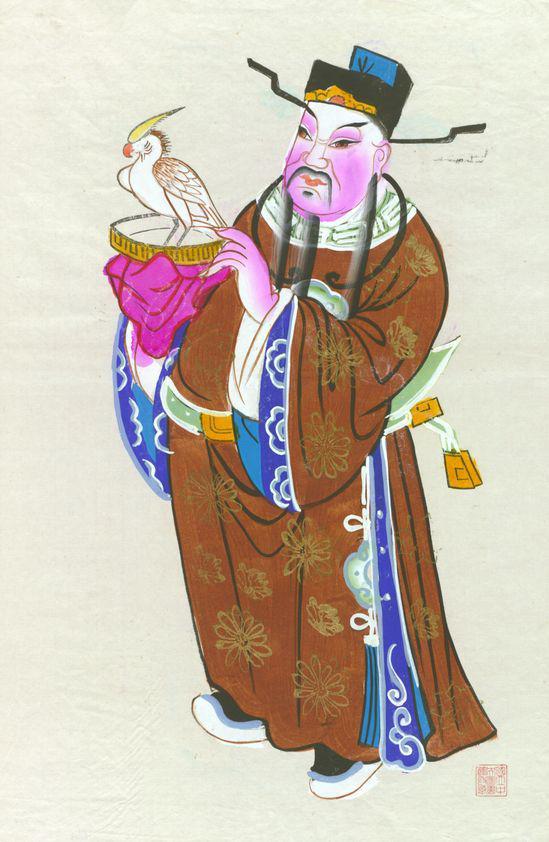 晋爵门神