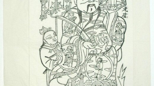 朱仙鎮 加官晋禄 衣服 花 宝珠 金銭 提灯 雲 鶴 天官 八仙 何仙姑 漢鍾離 張果老 李鉄拐 如意笊 彩灯 禄星 鹿.jpg