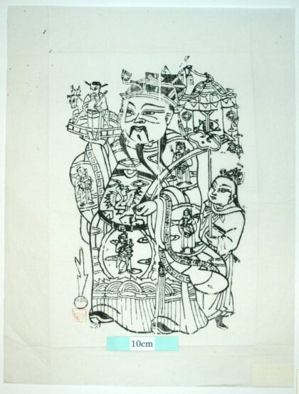 朱仙鎮 加官晋禄 衣服 花 宝珠 金銭 提灯 雲 鶴 天官 八仙 呂洞賓 韓湘子 藍采和 曹国舅 如意笊 彩灯 禄星 鹿.jpg