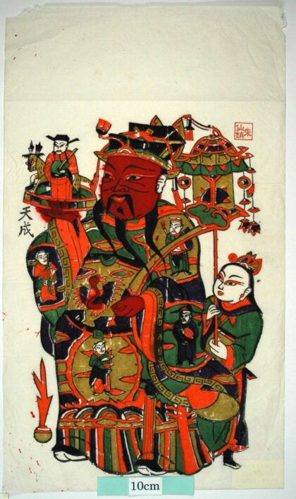 朱仙鎮 加官晋禄 衣服 花 宝珠 金銭 提灯 雲 鶴 天官 八仙 呂洞賓 韓湘子 藍采和 曹国舅 如意笊 彩灯 禄星 鹿.jpg