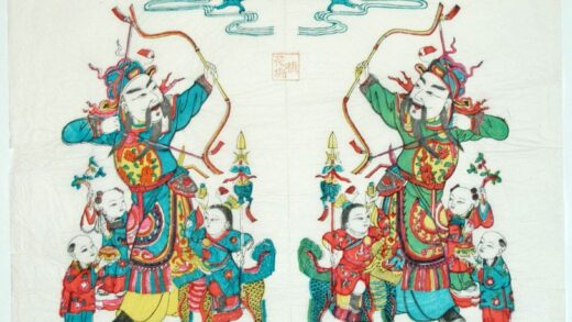 桃花塢 張仙射天狗 子 衣服 菊花 蔓 犬 木犀 弓 矢 桂花 麒麟 盒 麒麟送子 戟 張仙 双魚.jpg