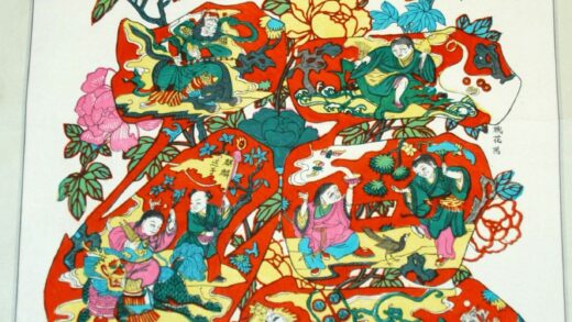桃花塢 福字図 蝙蝠 牡丹 蘭 石 笙 桂花 槐 竹 元宝銭 梅 宝車 盒 聚宝盆 芙蓉 カササギ 天官賜福 麒麟送子 黒虎 福字 劉海戯金蟾 和合見喜 賜福財神 趙公元帥.jpg
