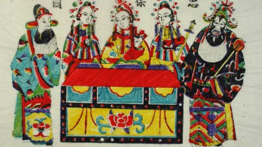 楊家埠 忠保国 牡丹 衣服 蔓 笏 雲 侍女 鐗 李艶妃 太子 李良 銅錘 テーブル 二進宮 徐延昭 忠保国.jpg