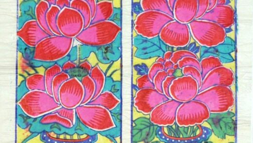 楊家埠 百花窗旁 梅花 牡丹 春 蓮花 花瓶 福 寿 囍 獅子 禄 荷花と夏.jpg