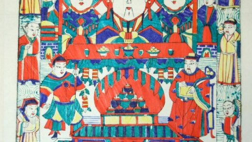 楊家埠 竈君府 武門神 龍 笏 揺銭樹 馬 武財神 八仙 何仙姑 呂洞賓 韓湘子 漢鍾離 藍采和 曹国舅 張果老 李鉄拐 竈神 三頭竈 文財神.jpg
