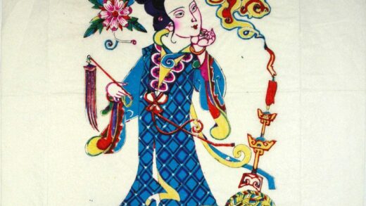 楊家埠 紅楼夢十二金釵、妙玉 牡丹 龍 瑞雲 払子 仏箒 毬 槞翠庵 妙玉 頭巾 法衣.jpg