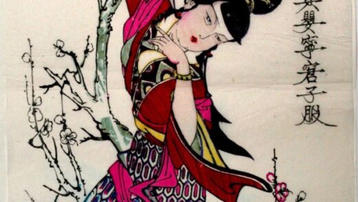 楊家埠 聊斎志異、嬰寧 梅花 燕 嬰寧 蘊天真嬰寧窘子服 聊斎志異.jpg