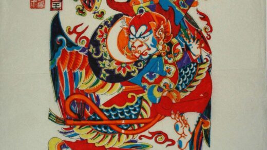 楊家埠 雷震子 団扇 封神演義 雷震子 翼 金棍.jpg