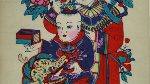 楊家埠 麒麟送子 子 髪飾り 牡丹 衣服 菊花 木犀 書籍 桂花 麒麟 梅 仙女 櫛.jpg