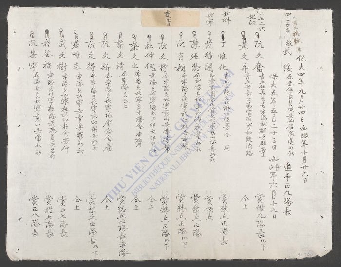 武班衔册-