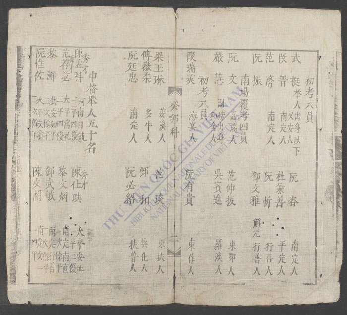 河南乡试文选-
