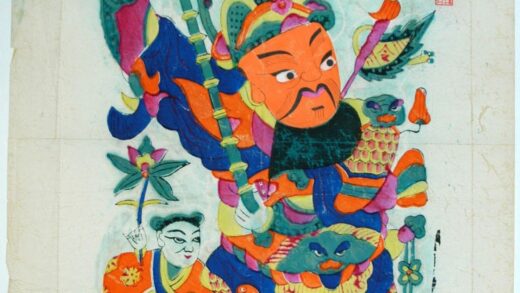 灘頭 尉遲恭 子 如意 花 武門神 装束 龍 靴 尉遅恭 刀 敬徳 金鞭.jpg