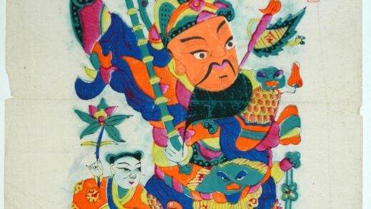 灘頭 尉遲恭 子 如意 花 武門神 装束 龍 靴 尉遅恭 刀 敬徳 金鞭.jpg