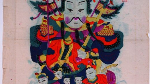 灘頭 斧鉞五子武門神 如意 衣服 竇禹鈞 儀 微 倪 称 僖 秦瓊 武門神 装束 龍 靴 笏 万字 麒麟 如意笊 板斧 鐗 令旗 叔宝 斧 宝盆.jpg