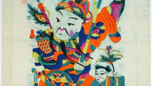 灘頭 秦瓊 子 如意 牡丹 衣服 秦瓊 武門神 装束 龍 靴 刀 雲 剣 鐗 叔宝.jpg
