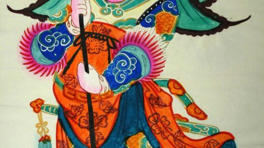 綿竹 立錘武将、神荼鬱壘 衣服 花 武門神 大錘 刀 剣 神荼.jpg