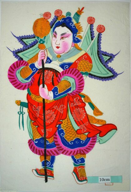綿竹 立錘武将、神荼鬱壘 衣服 花 武門神 大錘 刀 剣 神荼.jpg