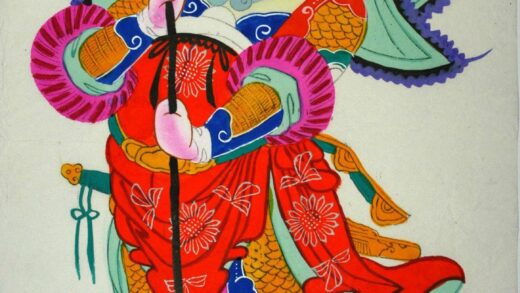 綿竹 立錘武将、神荼鬱壘 衣服 花 武門神 大錘 刀 剣 神荼.jpg