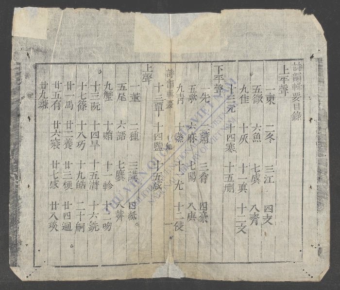 诗韵辑要-
