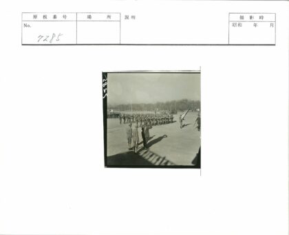 阅兵式士兵列队敬礼观众树木背景.jpg