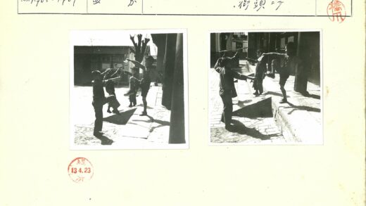 阳光下的孩子与建筑剪影.jpg