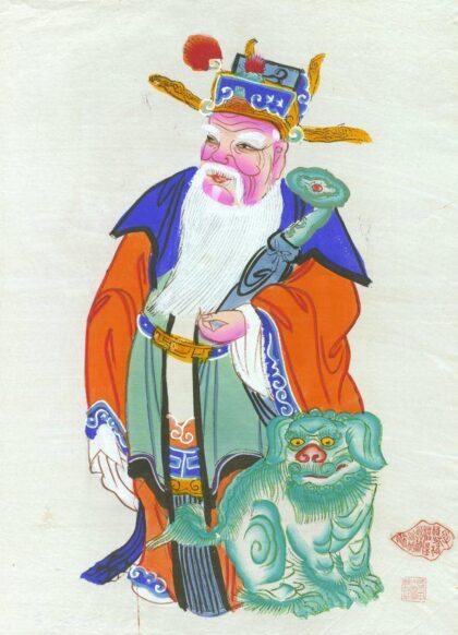 青狮白象门神.jpg