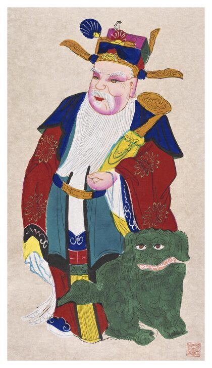 青狮白象门神.jpg