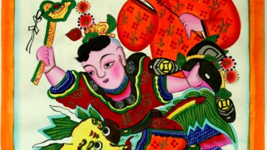 高密 麒麟送子 寿字 花 美人 冠 麒麟 如意笊 貴子 母子 儀仗扇.jpg