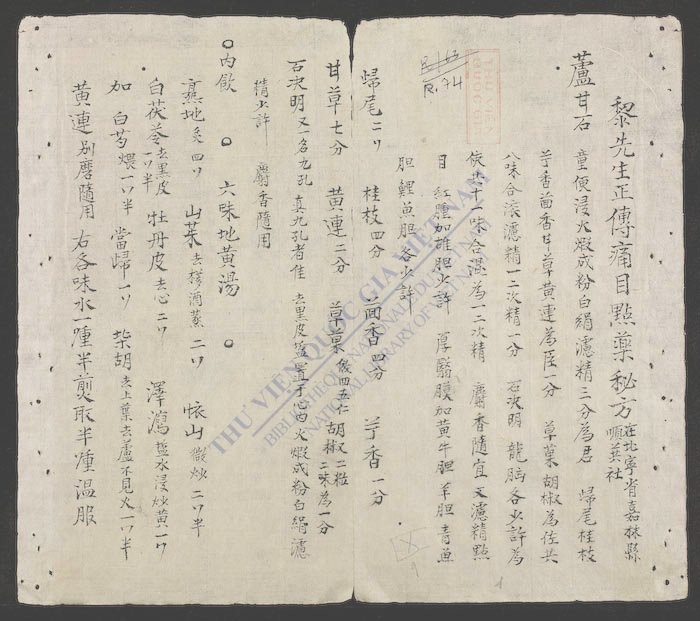 黎先生正传痛目秘方-