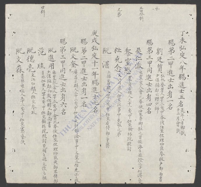 鼎锲大越历登科录(q.)-