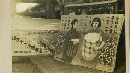 乡村劳作与棉花丰收海报.jpg