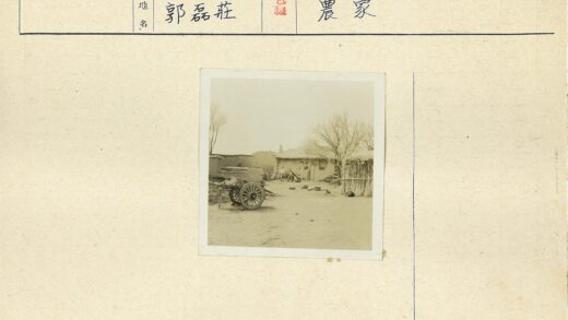 乡村驴车与泥砖茅草屋.jpg