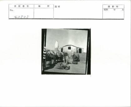 乡村驴车与粮仓旱地.jpg