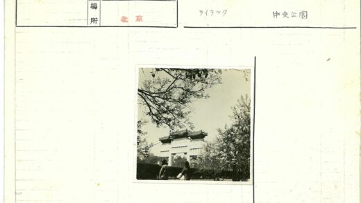 传统大门前的人物与自然.jpg