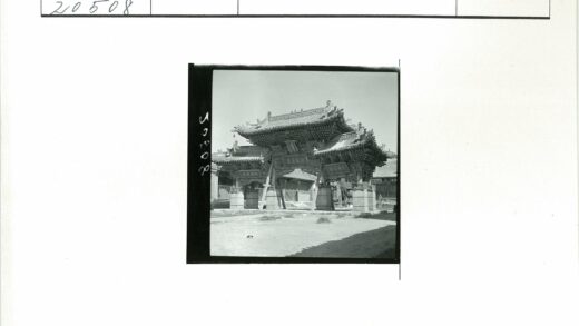 传统大门建筑雕刻与庭院景观.jpg