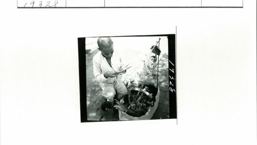 传统手工艺人制作树叶编织品.jpg