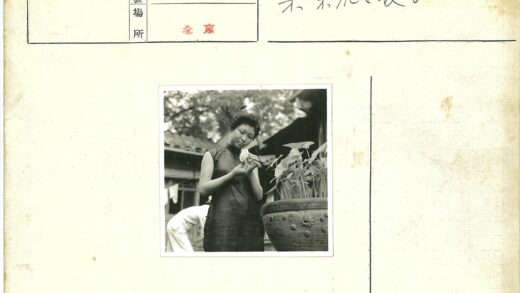 传统服饰女子与盆栽瓦顶绿意.jpg